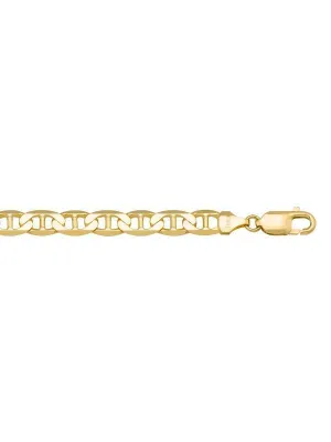 10k, 14k Yellow Gold Flat Anchor 7.5 mm Italian Chain