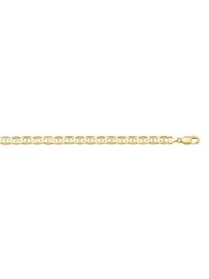 10k, 14k Yellow Gold Hollow Flat Anchor 3.8 mm Italian Chain