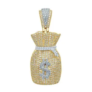 10KT 0.88-0.93CT D-MONEY BAGS