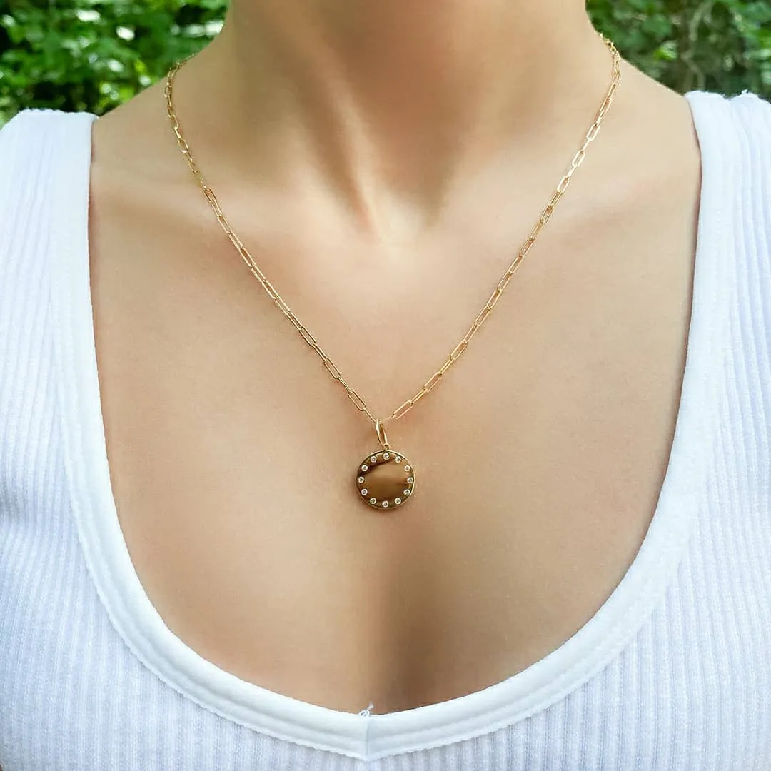 14K Gold Mini Link Chain