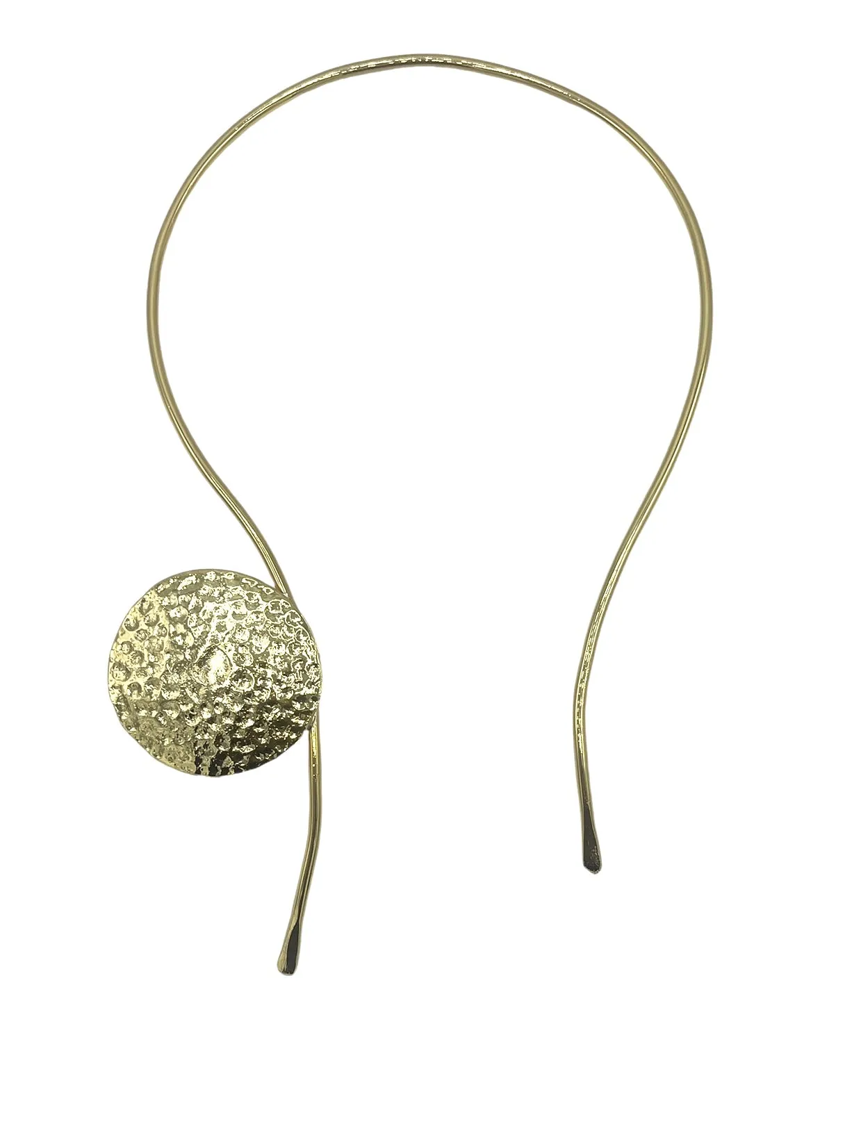 14k gold plated hand made adjustable necklace