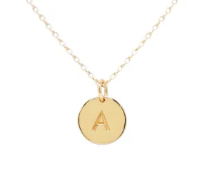 14K Gold-Plated Personalized Initial Necklace