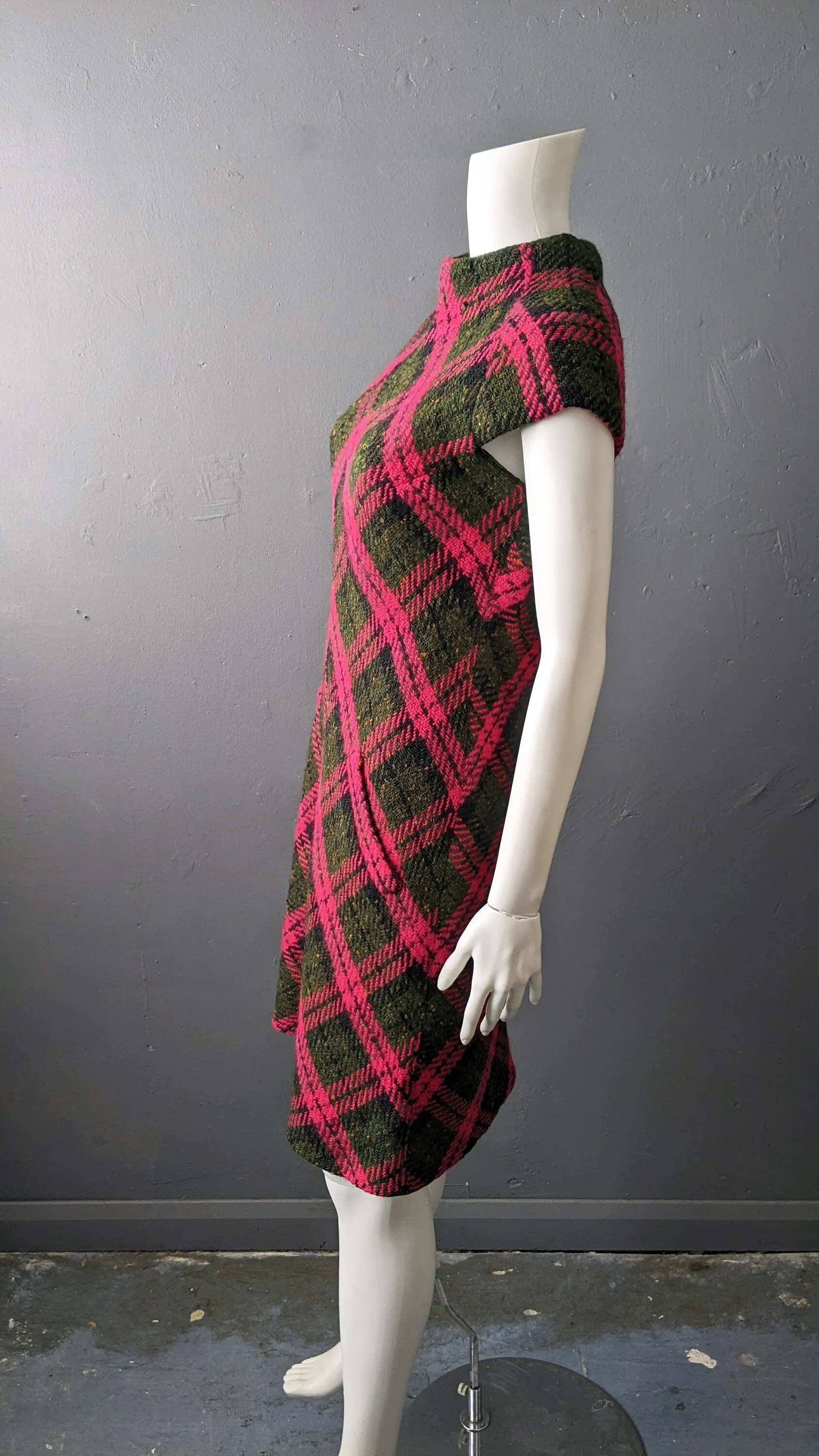 1960s Wool Sheath Dress by Pauline Trigère, Size Small