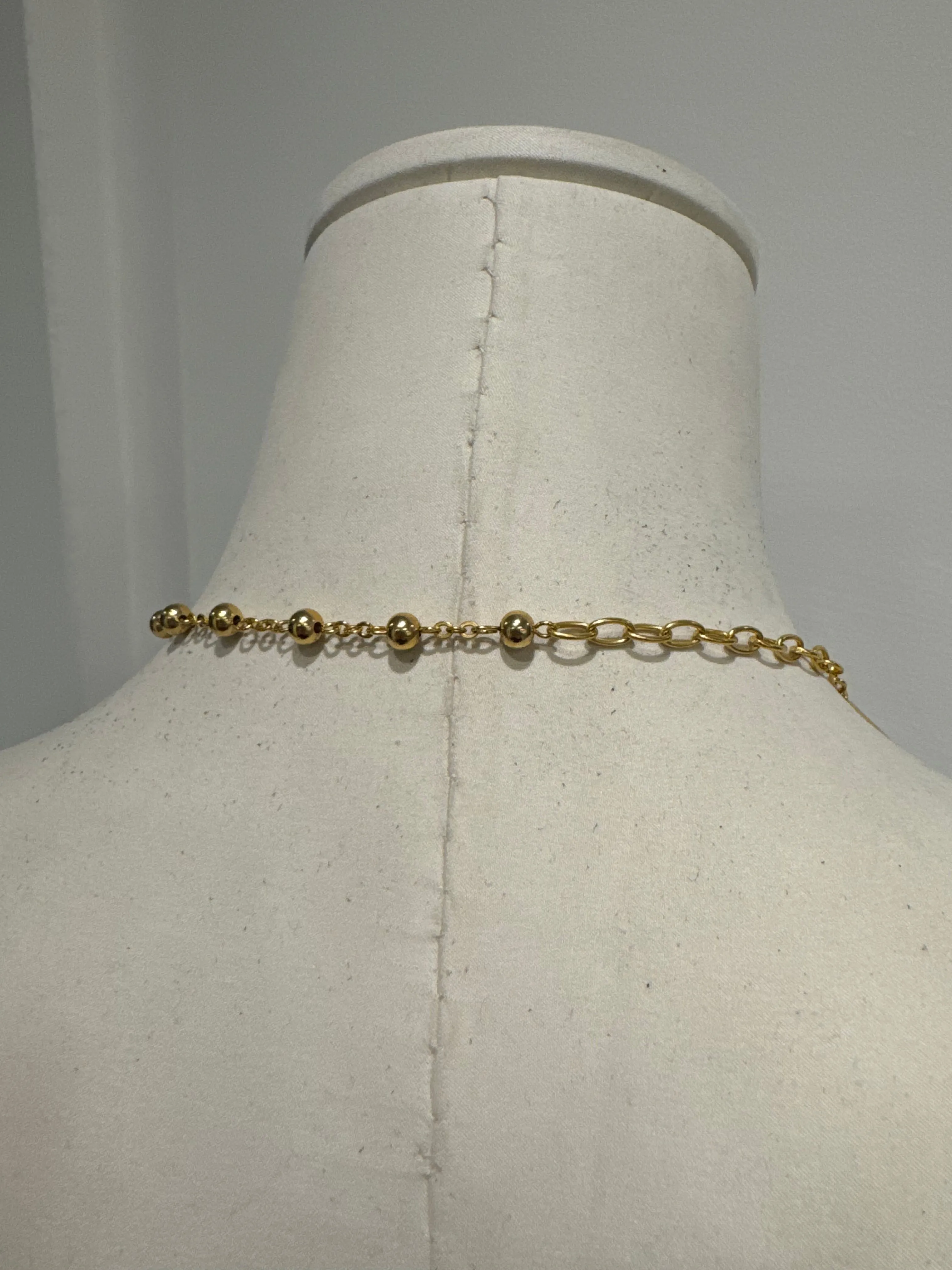 2000s Dolce & Gabbana rhinestone cross necklace