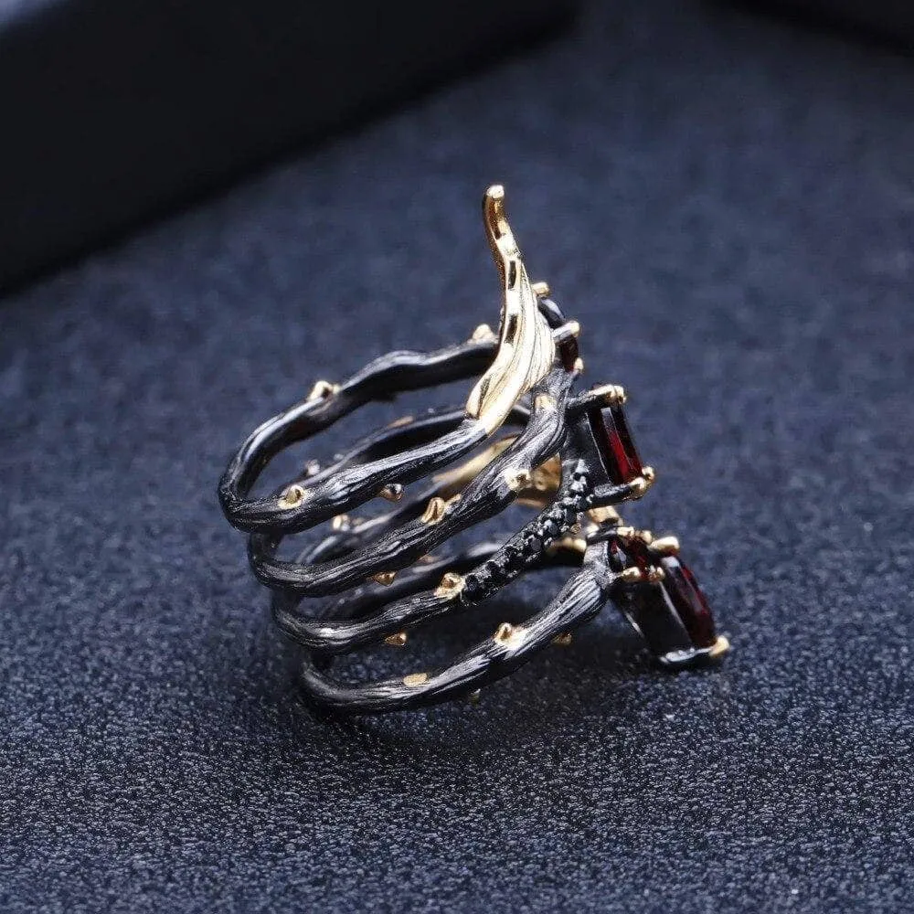 2.26Ct Natural Gemstone Bohemian Ring