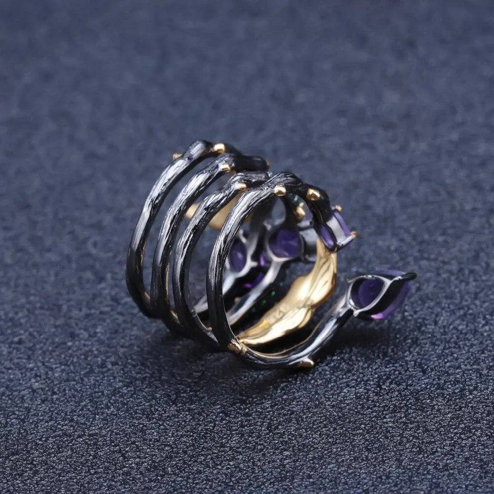 2.26Ct Natural Gemstone Bohemian Ring