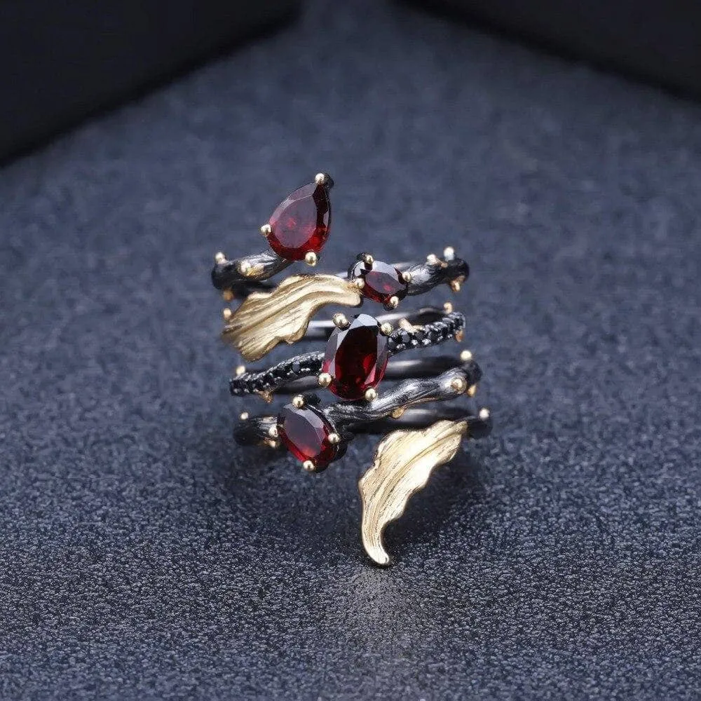 2.26Ct Natural Gemstone Bohemian Ring