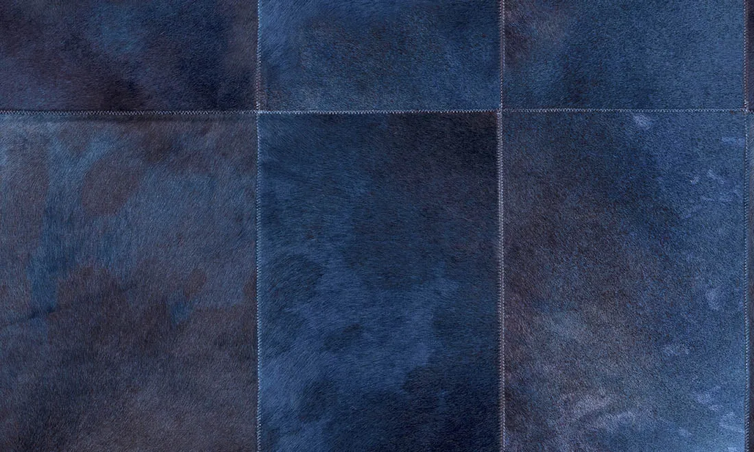 33504 Les Cuirs - Rectangle Indigo
