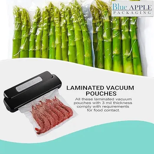 7X9 inches Vacuum Seal Bags for Food Packaging 3 Mil Co-Extruded