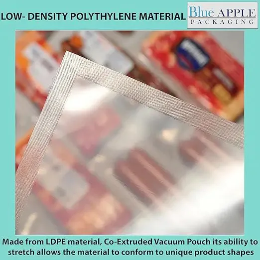 7X9 inches Vacuum Seal Bags for Food Packaging 3 Mil Co-Extruded