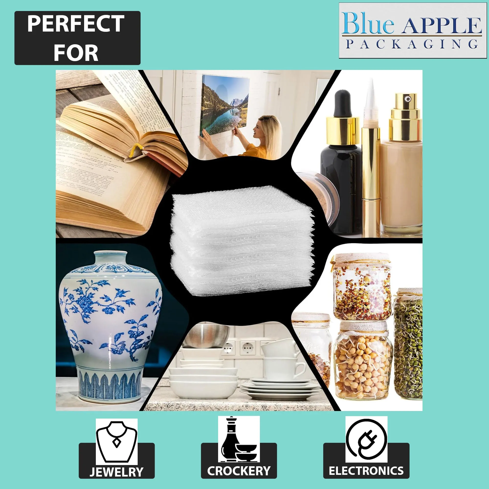 8X15.5 inches Bubble Wrap Bags Self seal pouches Shipping Supplies