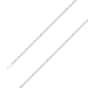 925 Sterling 4.5mm Silver Rope Chain Size- 7"
