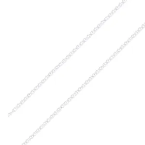 925 Sterling 4mm Silver Classic Mariner Chain Size- 9"