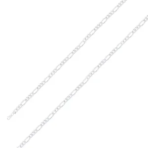 925 Sterling 5mm Silver Classic Figaro Chain Size- 9"