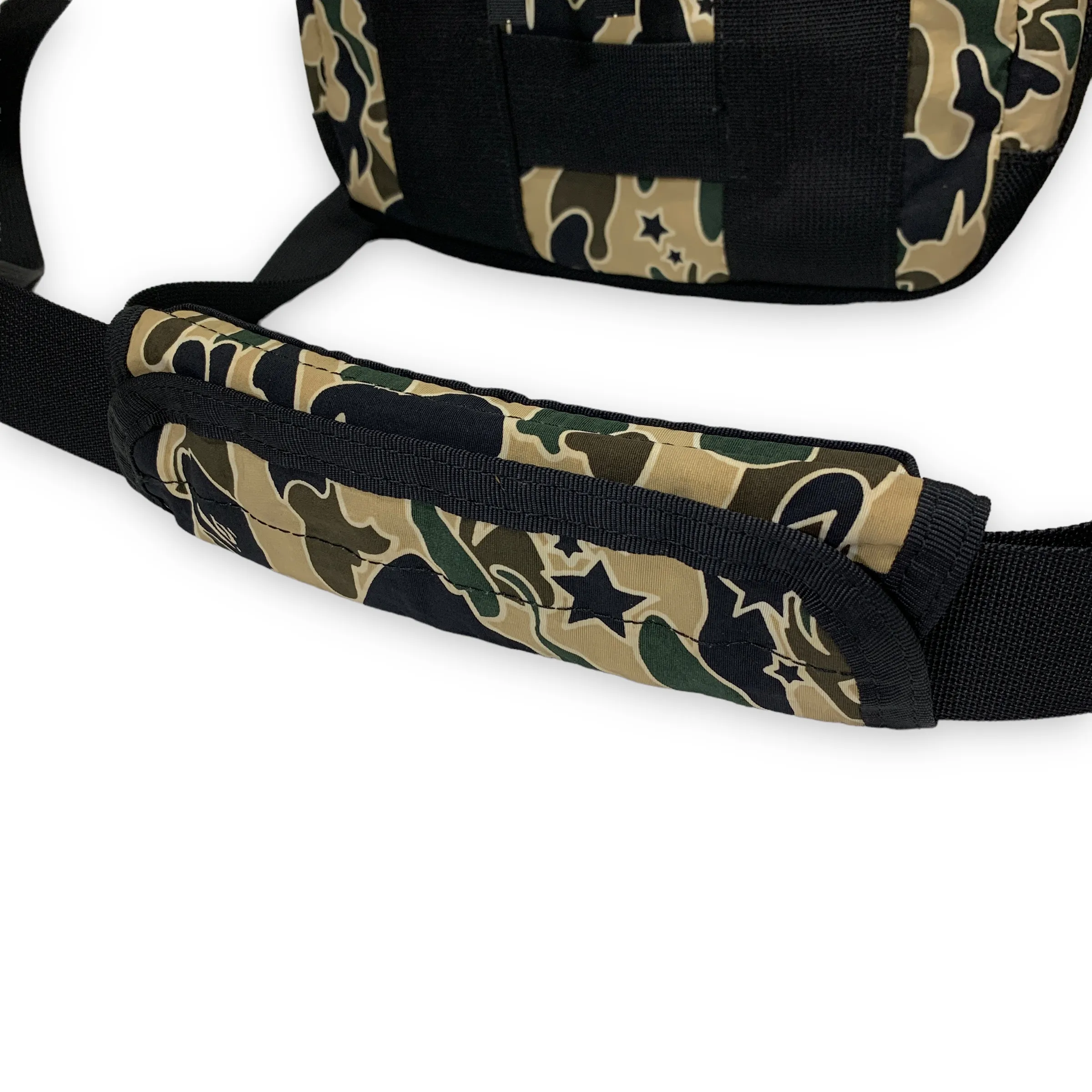 A Bathing Ape Bape Vintage Psyche Camo Shoulder Bag Yellow