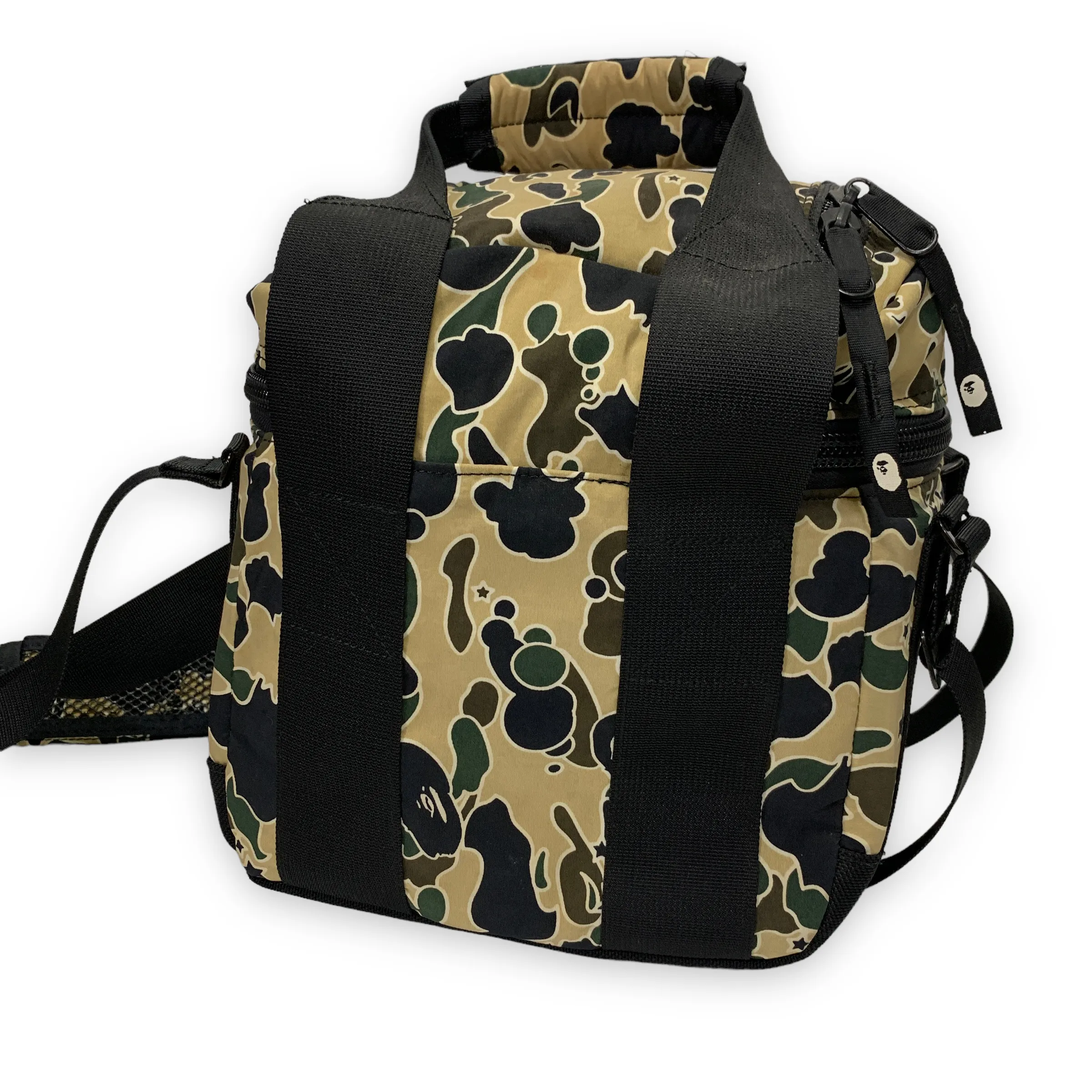 A Bathing Ape Bape Vintage Psyche Camo Shoulder Bag Yellow