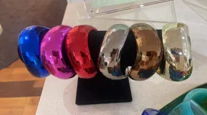 Acrylic Bangles Metallic Bangle