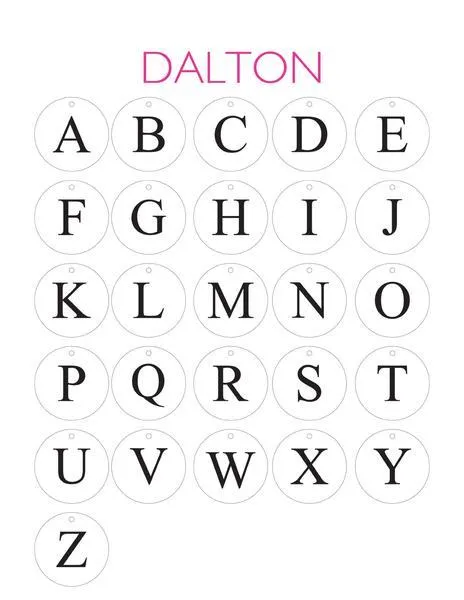 Acrylic Dalton Necklace