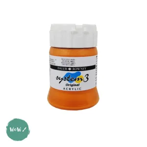 ACRYLIC PAINT - Daler Rowney - SYSTEM 3 -  250ml pot -	Rich Gold (Hue)