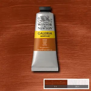 ACRYLIC PAINT - Winsor & Newton GALERIA - 60ml Tube - COPPER