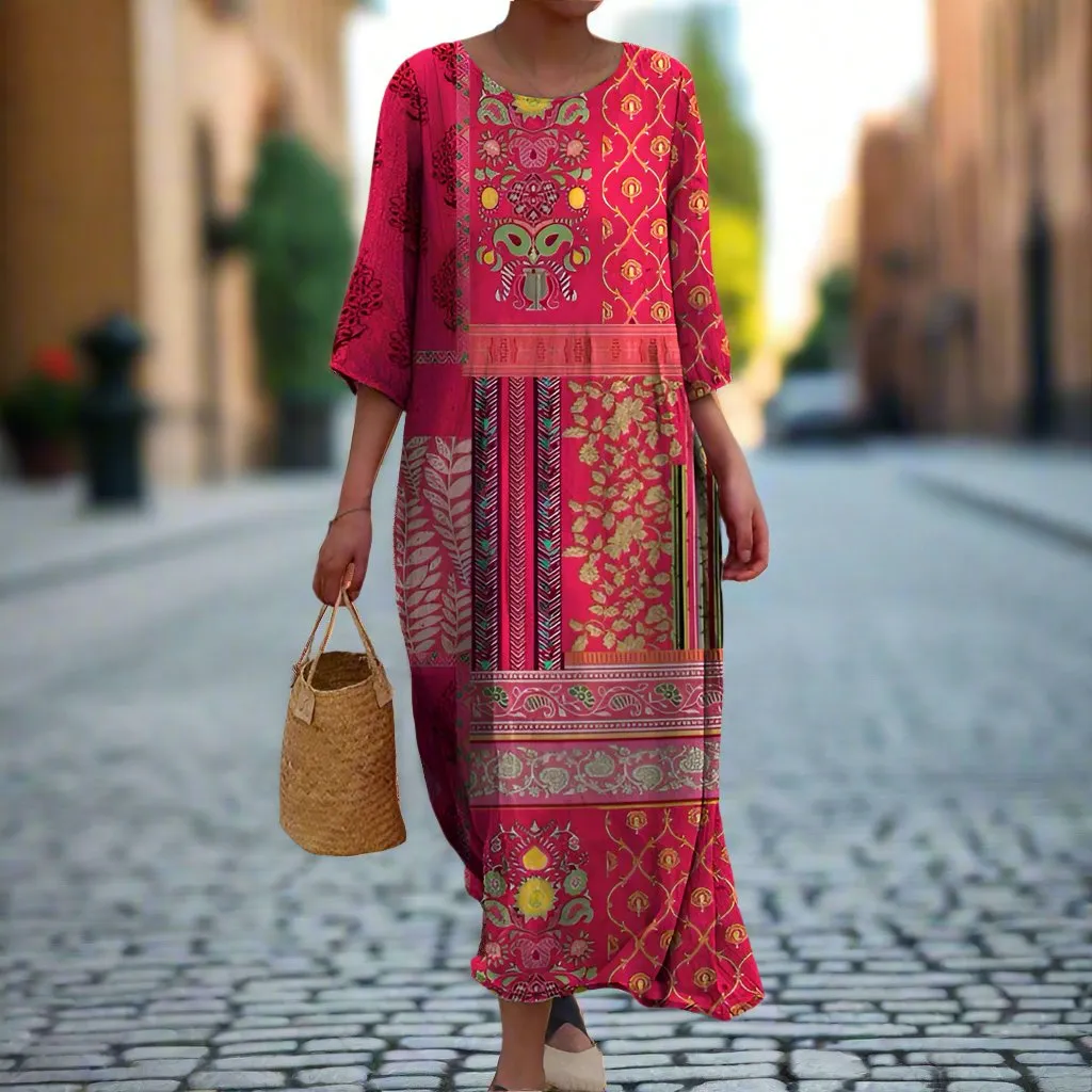 Adie | Flowy Ethnic Dress