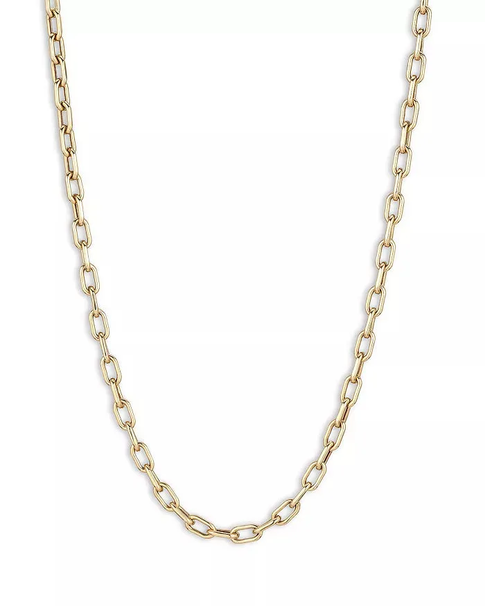 ADINA REYTER 20" 4MM ITALIAN CHAIN LINK NECKLACE