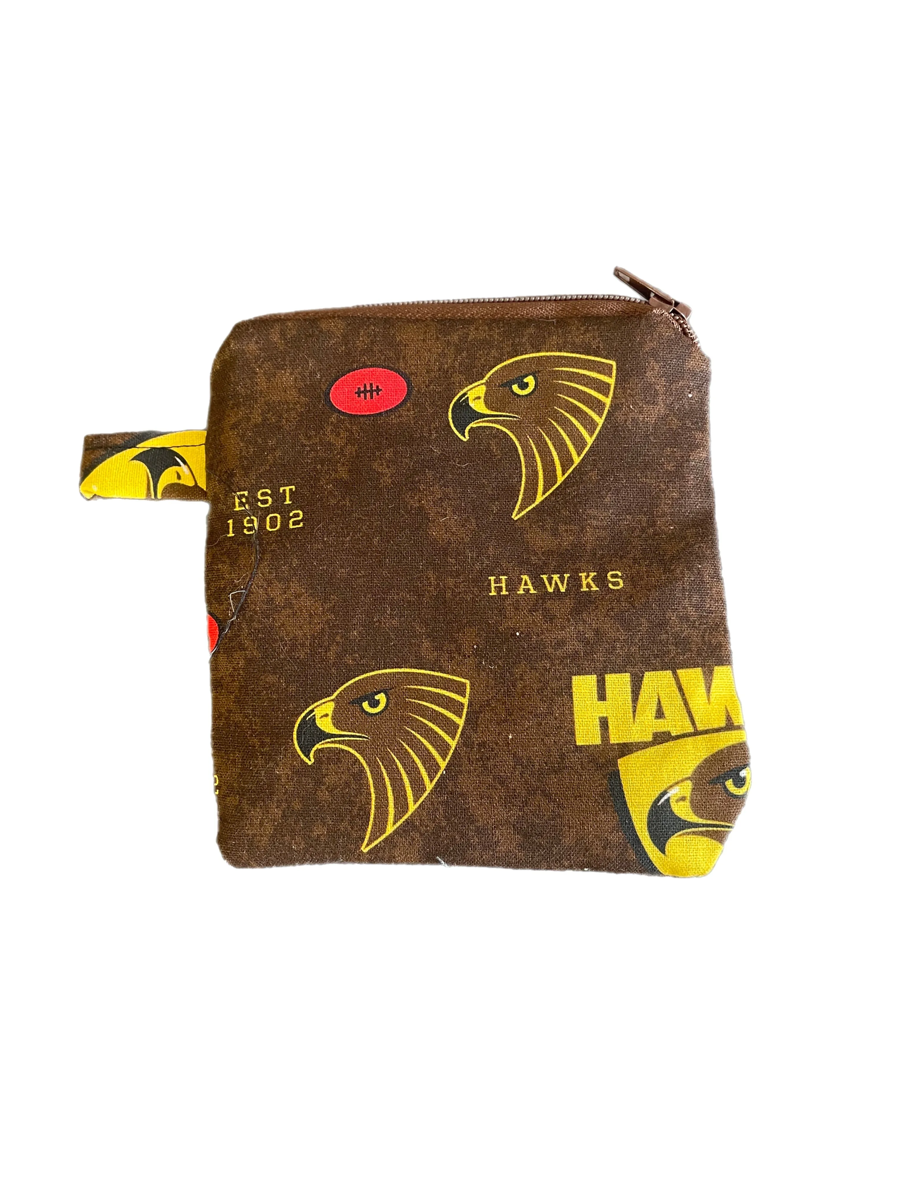 AFL inspired Go bags, poo bag holder, coin bag no