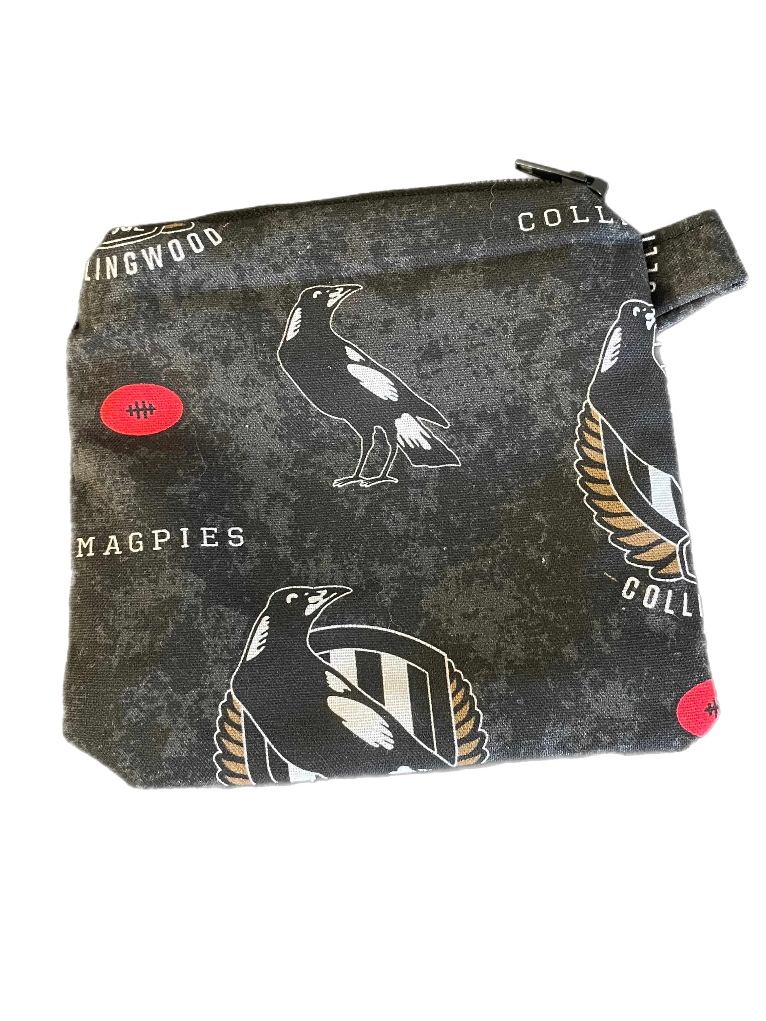 AFL inspired Go bags, poo bag holder, coin bag no