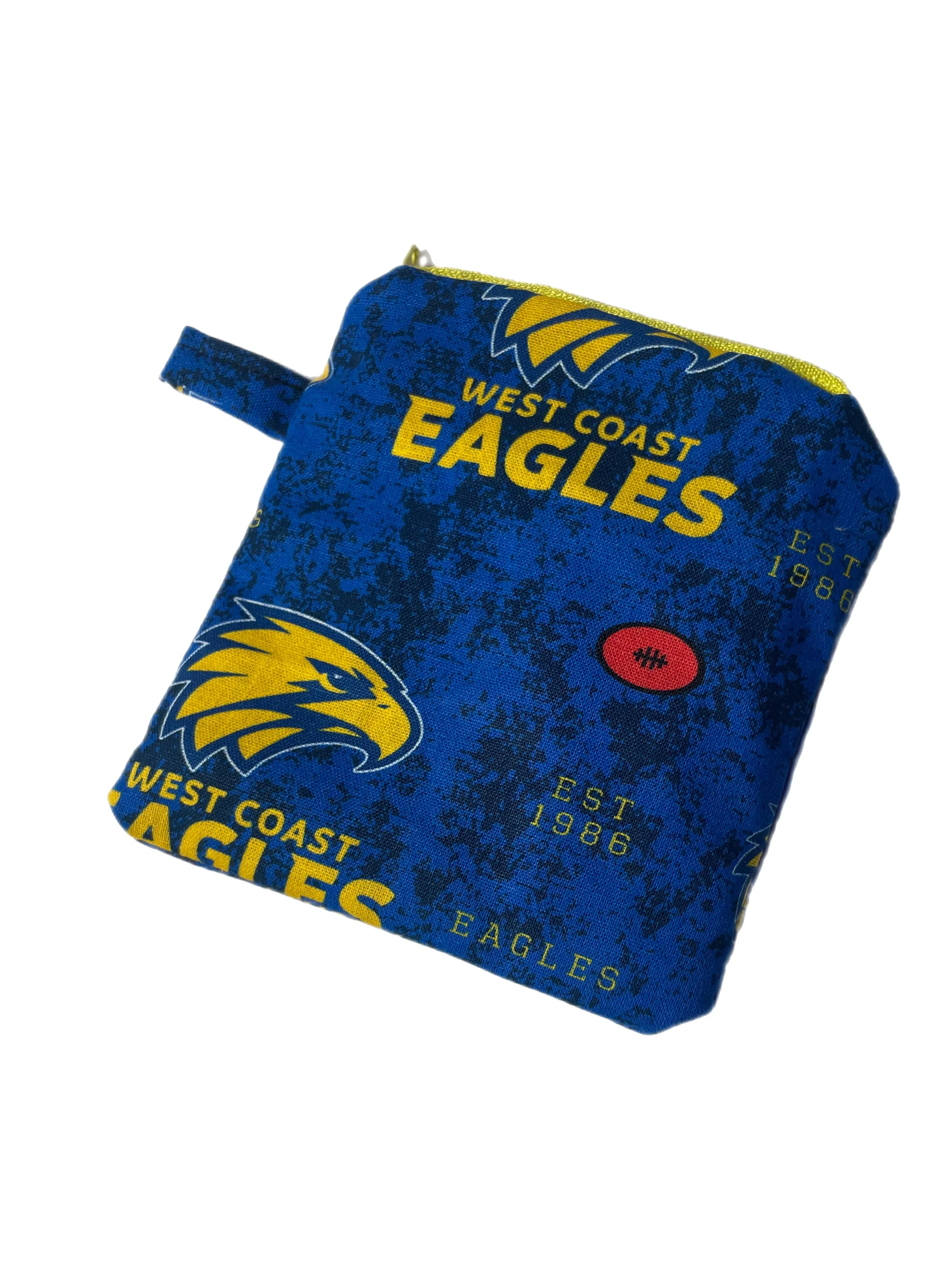 AFL inspired Go bags, poo bag holder, coin bag no
