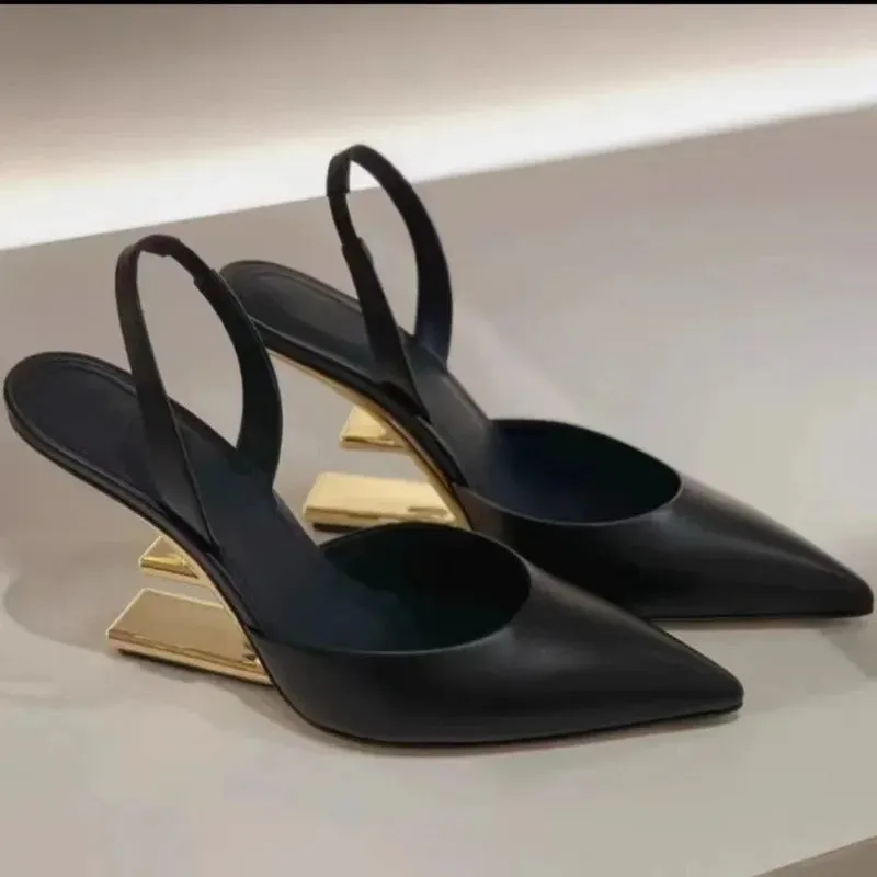 Alara Metal High Heels