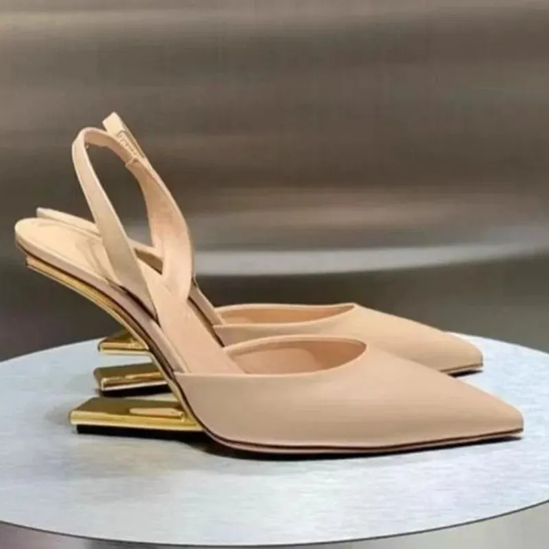 Alara Metal High Heels
