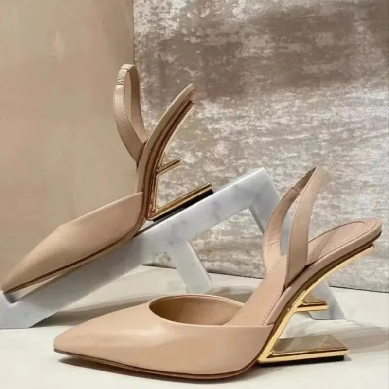 Alara Metal High Heels
