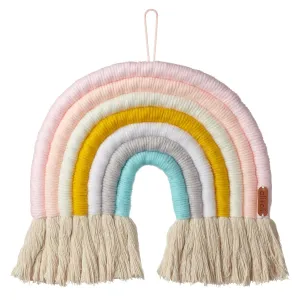 Ali Oli Fairy Rainbow Macrame Wall Decor