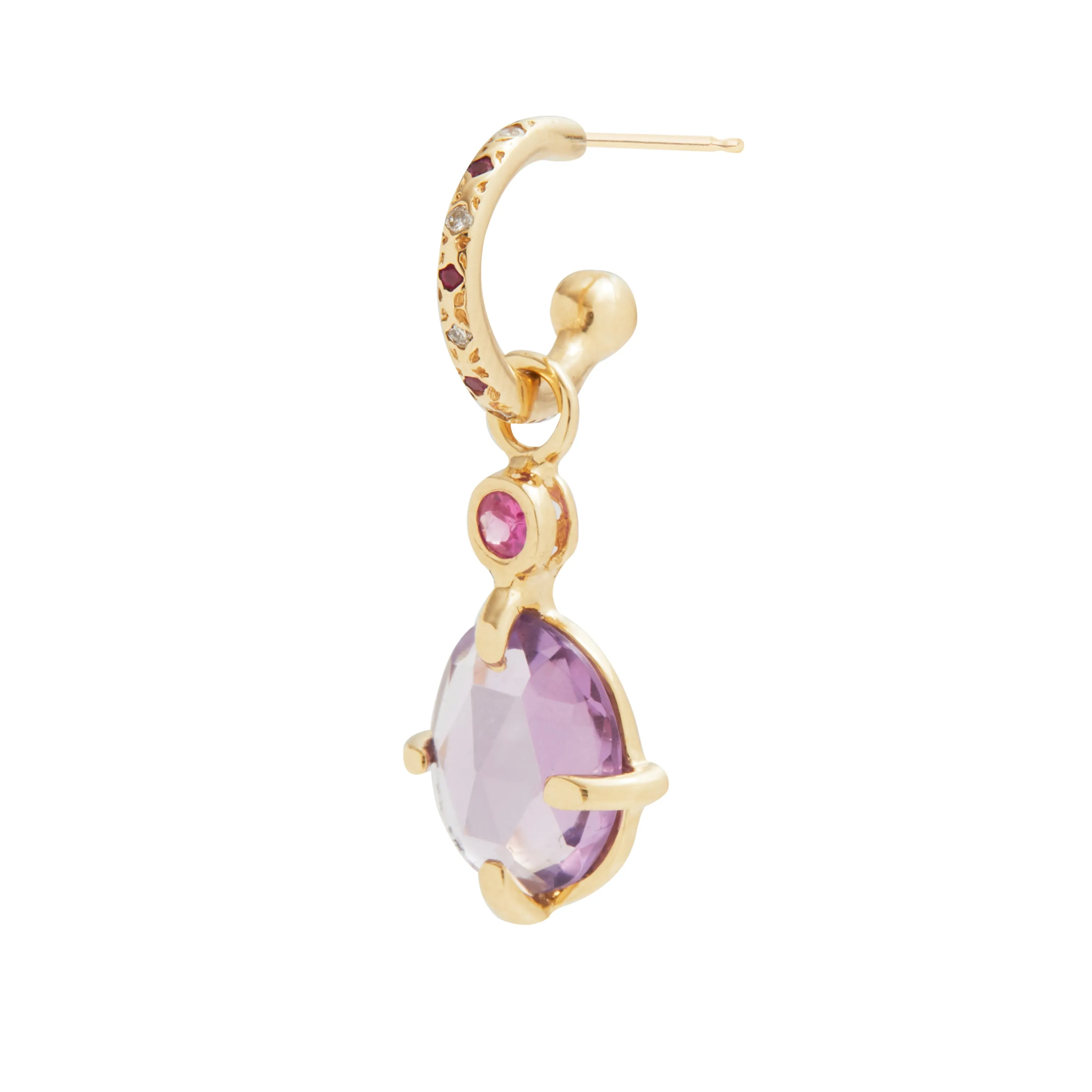 Alice Charm with Amethyst