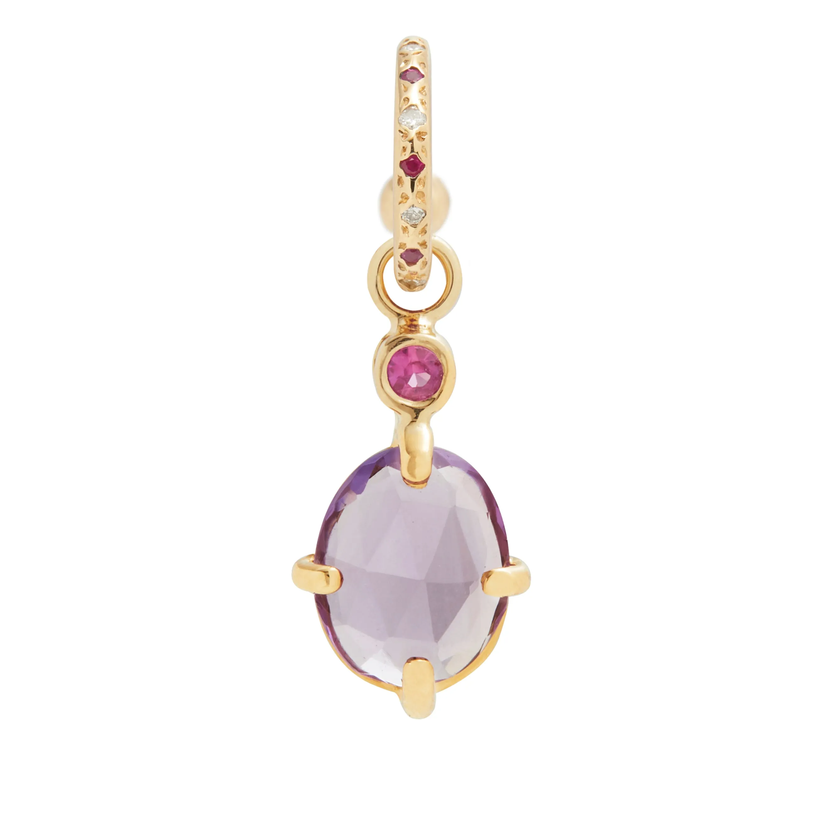 Alice Charm with Amethyst