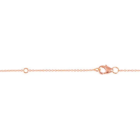 All Diamond Marquis Lariat | Rose Gold