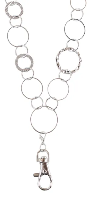 Anna Circle Link Lanyard Necklace