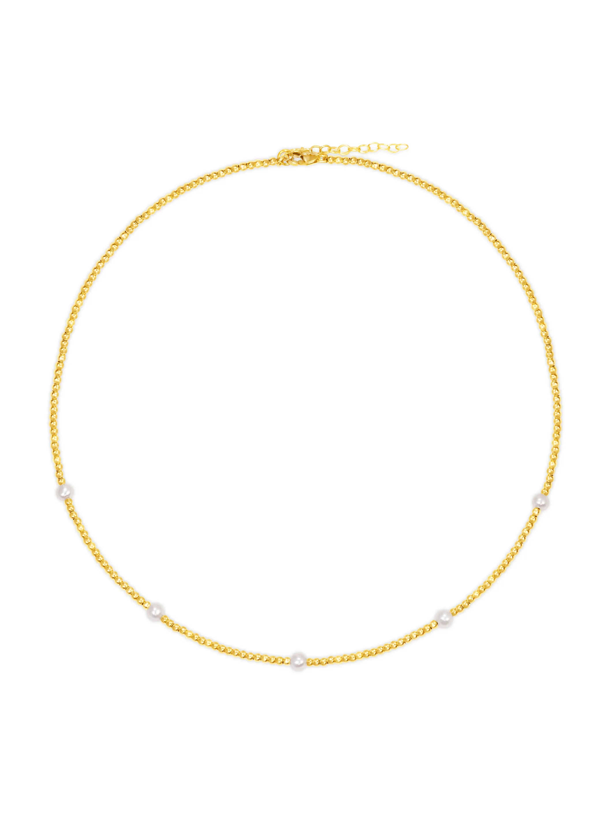 Anna Pearl Beaded Necklace