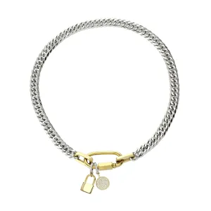 ANNE CLIP ON LOCK NECKLACE