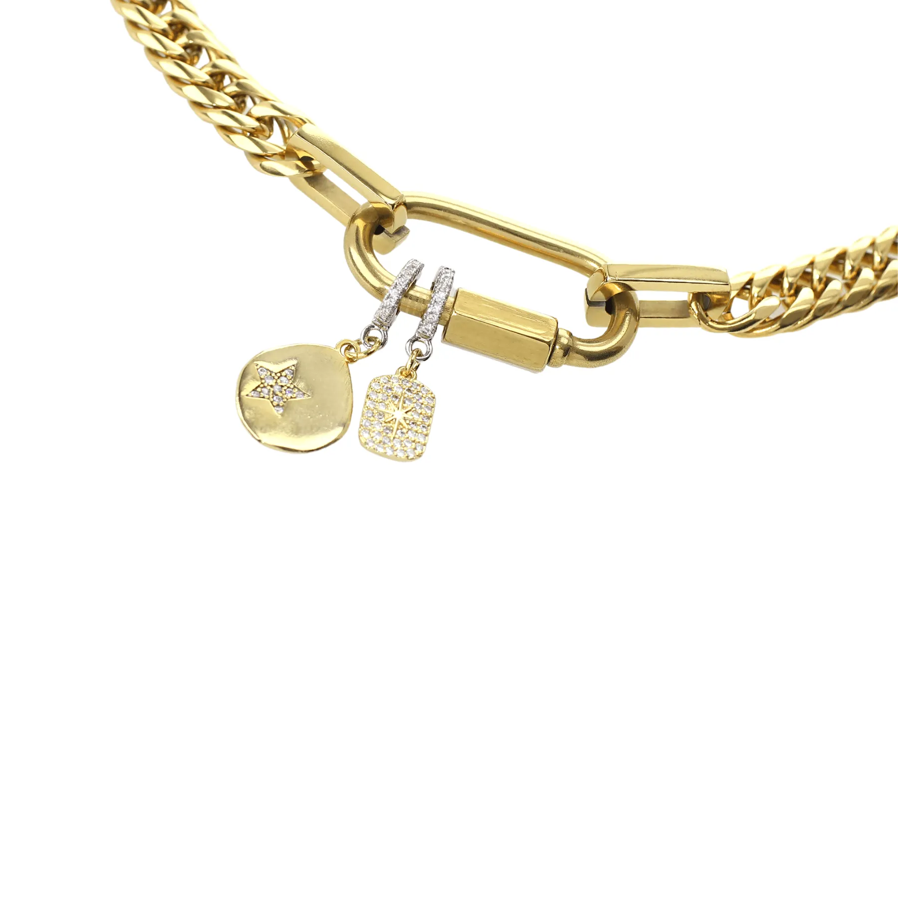 ANNE CLIP ON STAR NECKLACE
