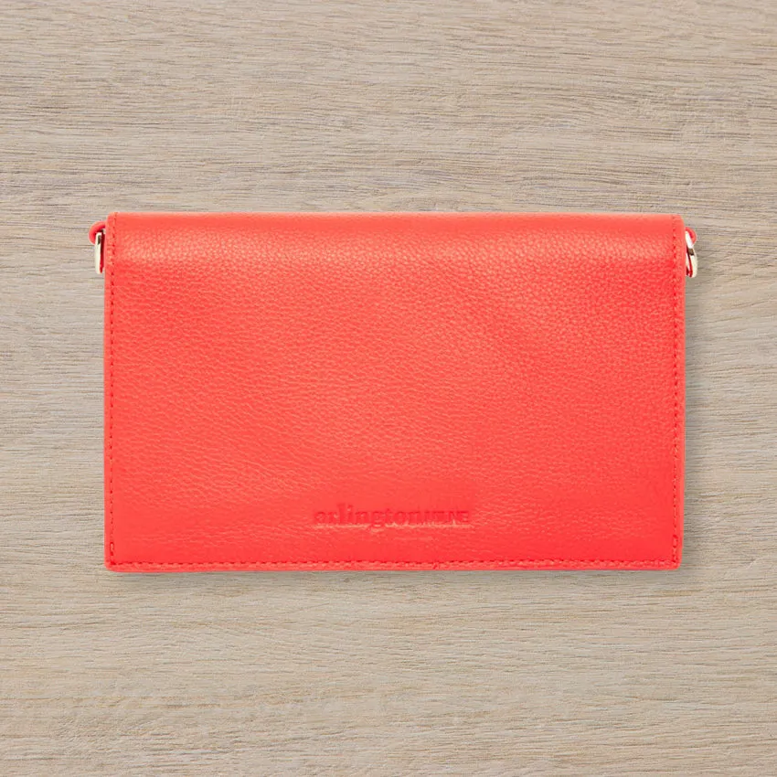 Arlington Milne Jasmine Wallet, Tangerine