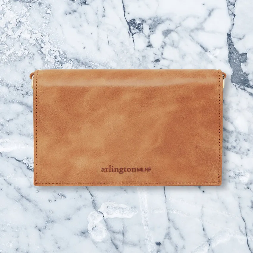 Arlington Milne Jasmine Wallet, Vintage Tan