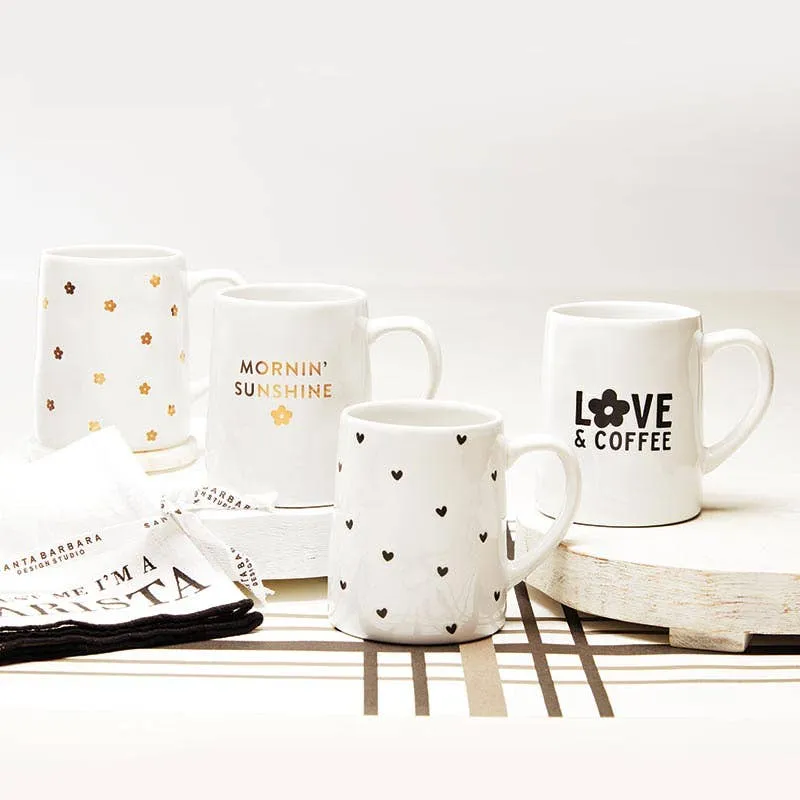 Artisan Tapered Mug - Flowers