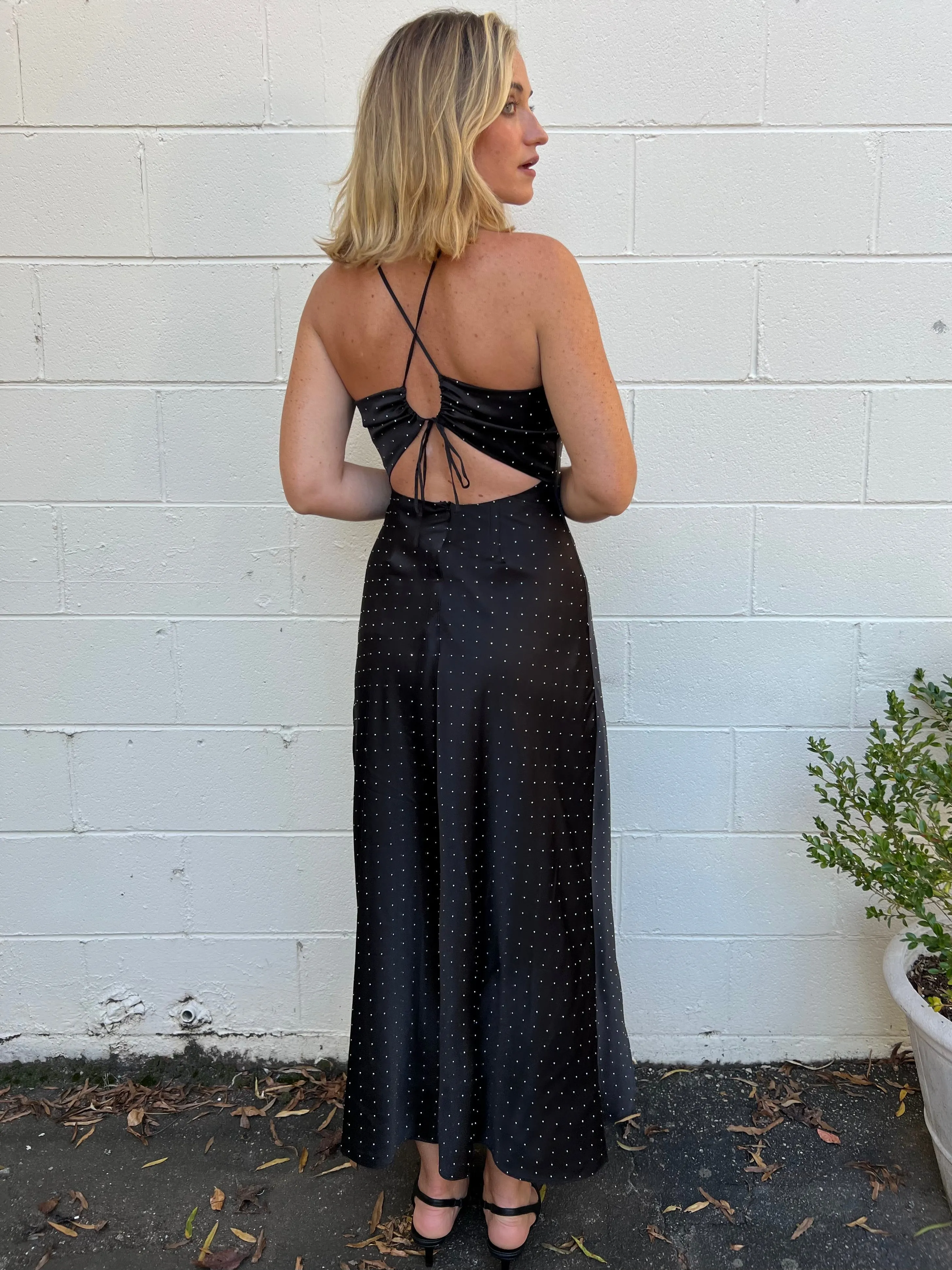 [ASTR The Label] Allister Rhinestone Maxi Dress