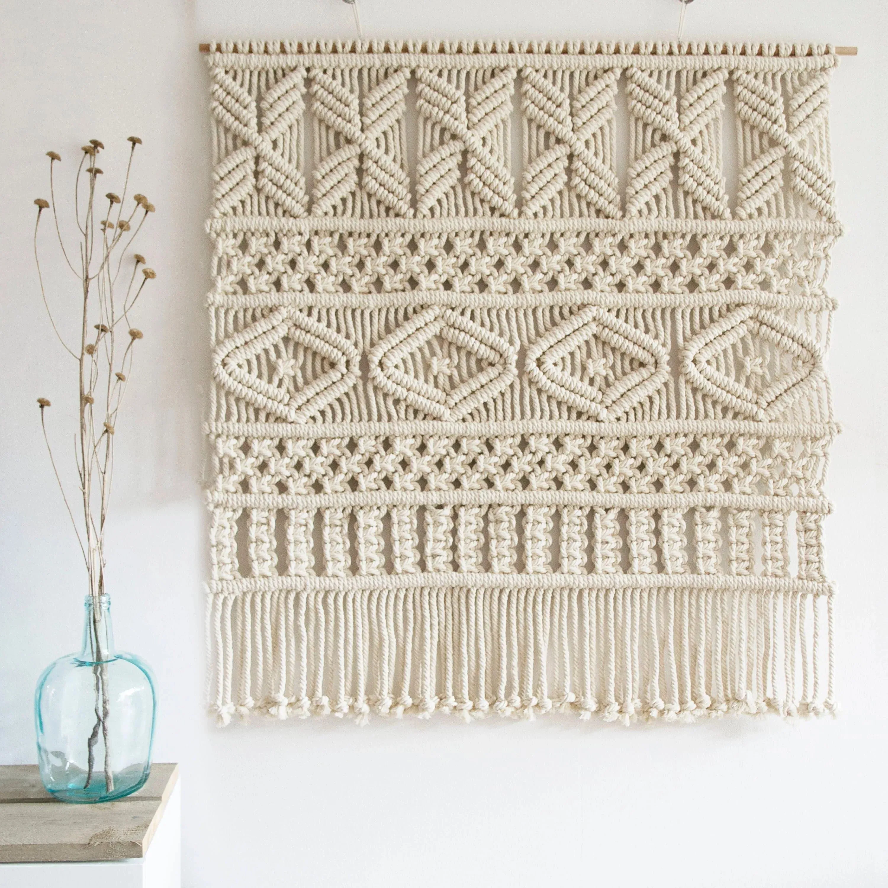 AVA Large Macrame Wall Hanging