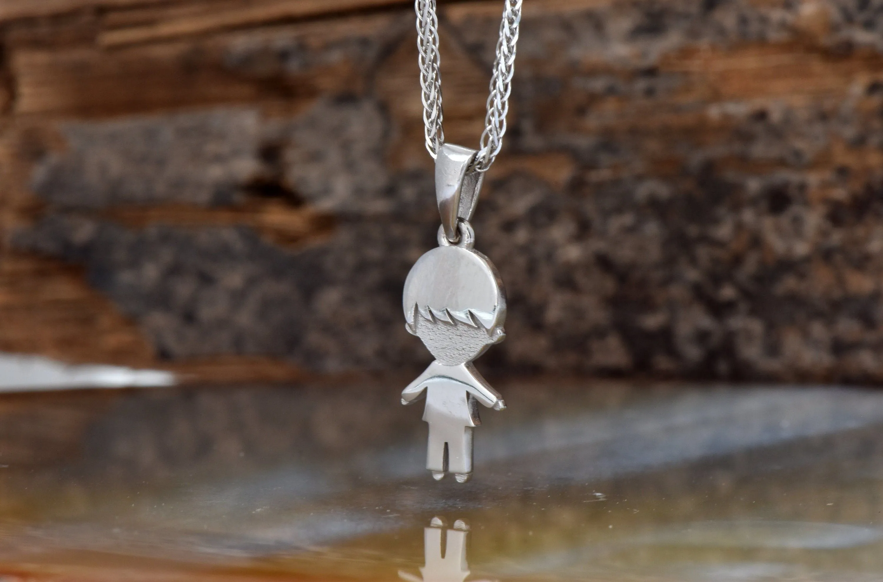 Baby boy personalized necklace
