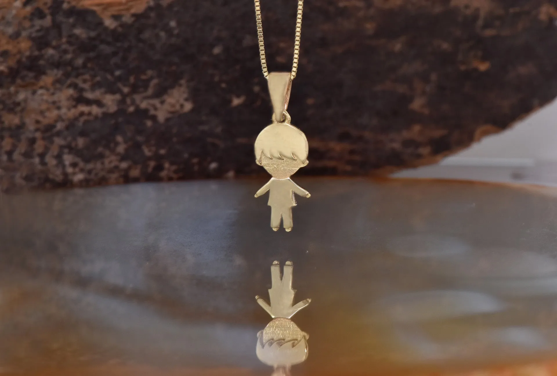 Baby boy personalized necklace
