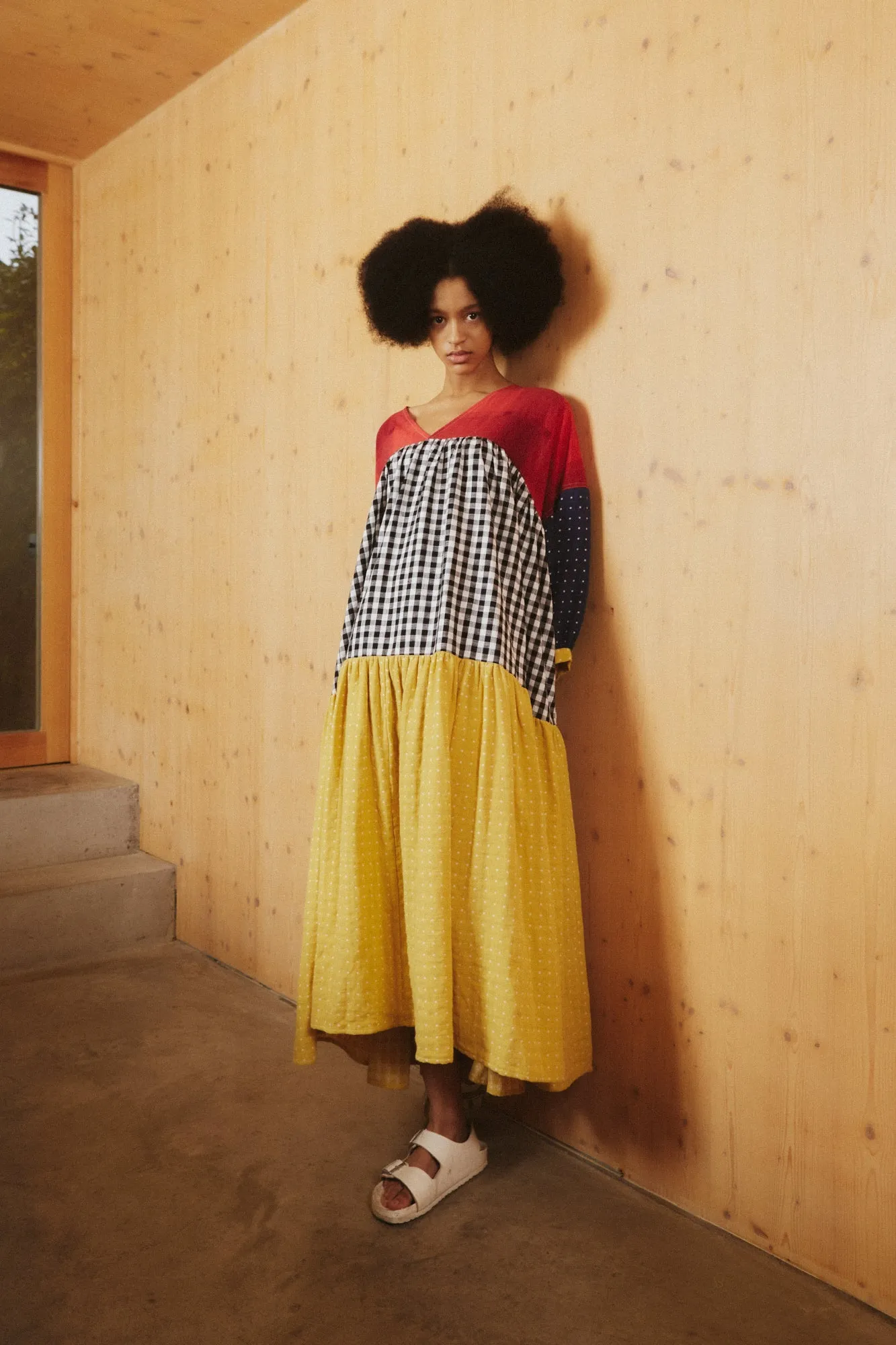 Ballad Dress Patchwork Check