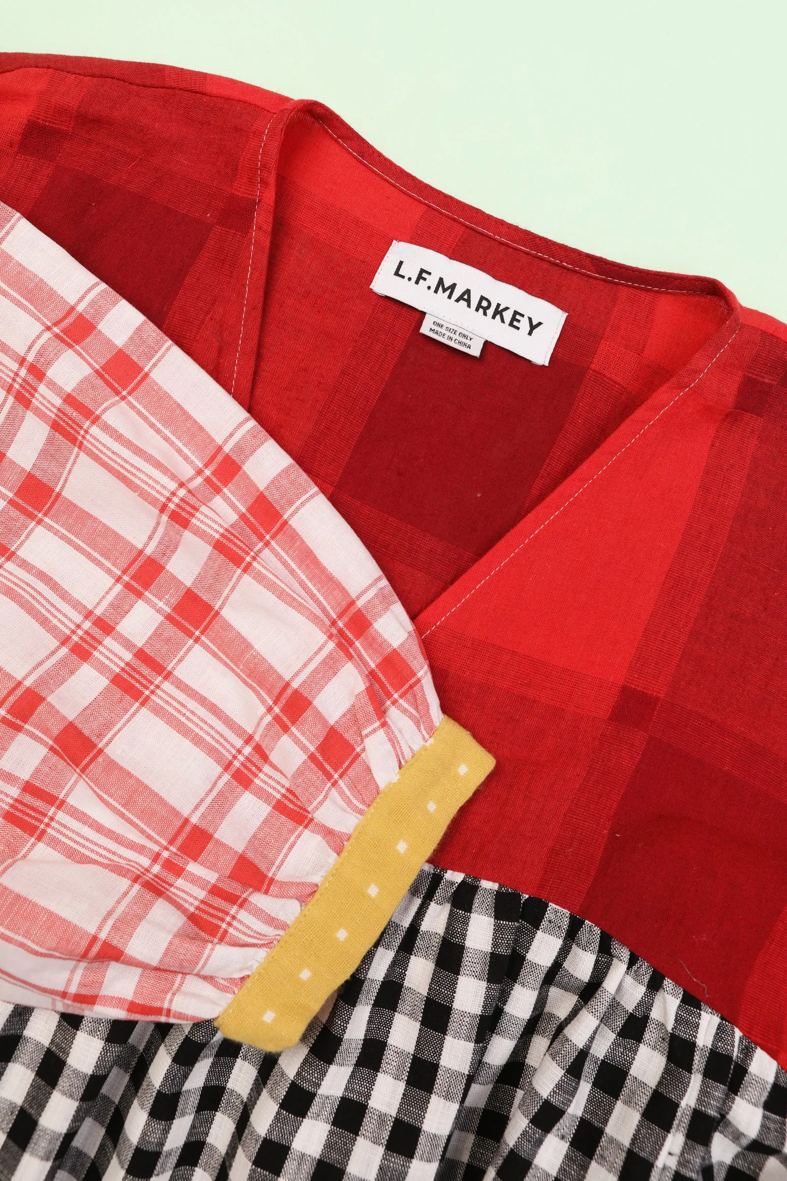 Ballad Dress Patchwork Check