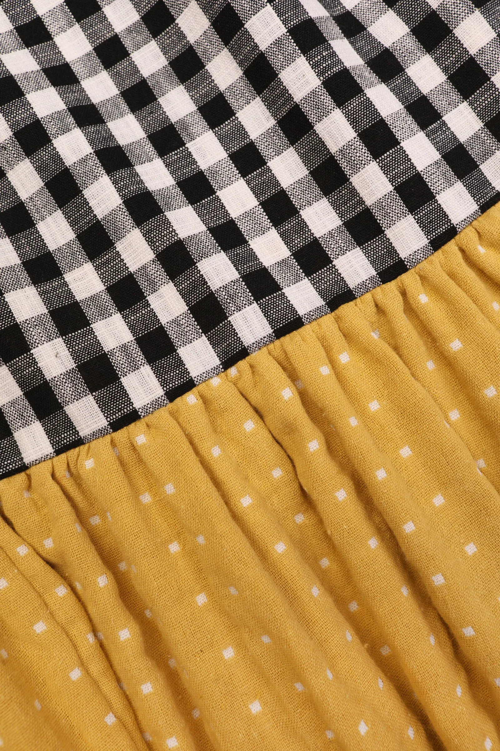 Ballad Dress Patchwork Check